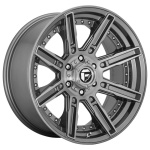 FUEL 1PC FC710 BRUSHED GUN METAL TINTED CLEAR 9x20 5x127 ET1 CB71.5 Hall / Hõbedane