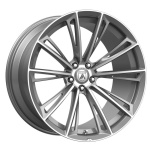 ASANTI BLACK AB30 Titanium Brushed 9x20 5x112 ET35 CB72.6 Hall / Hõbedane