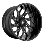 FUEL 1PC FC741 Gloss Black Milled 12x22 5x127 ET-44 CB71.5 Must