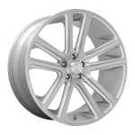 DUB 1PC DC257 Gloss Silver Brushed Face 10x24 6x139.7 ET30 CB78 Hall / Hõbedane
