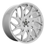 DUB 1PC S258 G.O.A.T. CHROME 10x26 5x115 ET15 CB71.6 Kroom / Poleeritud