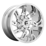 FUEL 1PC D746 LOCKDOWN CHROME 10x20 6x139.7 ET-18 CB106.1 Kroom / Poleeritud