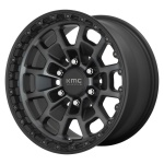 KMC KM718 SUMMIT SATIN BLACK W/ GRAY TINT 8.5x17 5x127 ET0 CB71.5 Must