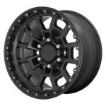 KMC KM718 SUMMIT SATIN BLACK 8.5x17 5x127 ET0 CB71.5 Must