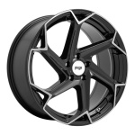 NICHE 1PC M255 FLASH GLOSS BLACK BRUSHED 10.5x20 5x115 ET20 CB71.6 Must