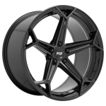 NICHE 1PC N258 ARROW GLOSS BLACK 10.5x20 5x114.3 ET40 CB72.7 Must