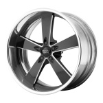 American Racing Vintage VN472 BURNOUT BLACK MILLED W/ POLISHED BARREL 11x20 5x127 ET-51 CB78.3 Other