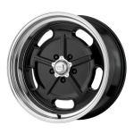 American Racing Vintage VN511 SALT FLAT GLOSS BLACK W/ DIAMOND CUT LIP 10.5x22 5x120.65 ET0 CB72.56 Must