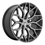 NICHE 1PC M262 MAZZANTI GLOSS BLACK BRUSHED FACE 10x22 5x112 ET35 CB66.5 Must
