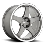 MOTEGI MR151 CS5 GUNMETAL W/ MACHINED LIP 9.5x19 5x120 ET40 CB74.1 Other