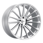 OHM PROTON SILVER W/ MIRROR FACE 10.5x22 5x120 ET40 CB64.15 Hall / Hõbedane