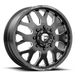 FUEL MONO DE19 FF19D GLOSS BLACK MILLED 8.25x24 10x225 ET-200 CB170.1 Must