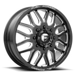 FUEL MONO DB66 FFC66 MATTE BLACK MILLED 8.25x20 8x200 ET-202 CB142.2 Must