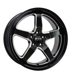 Boost Wheels B162 Black machined 8x18 5x112 ET35 CB73.1 Must