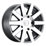 BLACK RHINO JOURNEY GLOSS GUNMETAL W/ MIRROR-CUT FACE 8x18 5x130 ET48 CB84.1 Other