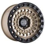 BLACK RHINO SENTINEL DESERT SAND W/ BLACK RING 8.5x17 5x127 ET-18 CB71.5 Must