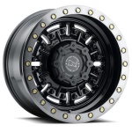 BLACK RHINO ABRAMS GLOSS GUN BLACK W/ MACHINED DARK TINT 9.5x17 5x127 ET-18 CB71.5 Must