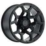 BLACK RHINO OVERLAND MATTE BLACK 9.5x17 5x127 ET-18 CB71.5 Must