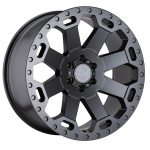 BLACK RHINO WARLORD MATTE GUNMETAL 9x18 5x127 ET-12 CB71.5 Other