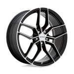 Petrol P5C GLOSS BLACK W/ MACHINED FACE 8x17 5x105 ET40 CB72.1 Must