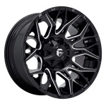 FUEL 1PC D769 TWITCH GLOSSY BLACK MILLED 10x20 8x170 ET-18 CB125.1 Must