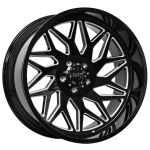 DIRT A.T D55 Glossblack milled 12x24 5x139.7 ET-42 CB87.1 Must
