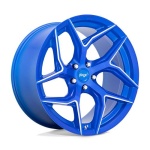 NICHE 1PC M268 TORSIONI ANODIZED BLUE MILLED 10.5x20 5x112 ET40 CB66.56 Blue