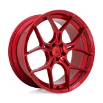 ASANTI BLACK ABL-37 MONARCH CANDY RED 10.5x20 5x114.3 ET40 CB72.56 Red