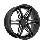 DUB 1PC S267 DIRTY DOG GLOSSY BLACK MILLED 10x26 6x139.7 ET25 CB106.1 Must