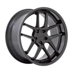 AMERICAN RACING AR942 MATTE BLACK W/ GLOSS BLACK LIP 12x20 5x115 ET6 CB71.5 Must
