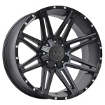 DIRT A.T D88 Flatblack milled rivets 8.5x20 ET48 CB84.1 Must