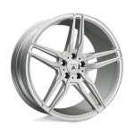 ASANTI BLACK BRUSHED SILVER 10.5x20 5x112 ET27 CB72.6 Hall / Hõbedane