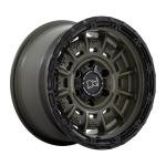 BLACK RHINO LEGION OLIVE DRAB GREEN W/ BLACK LIP 10x20 5x127 ET-18 CB71.5 Must