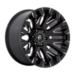 FUEL 1PC D828 QUAKE GLOSS BLACK MILLED 10x20 6x139.7 ET-18 CB106.1 Must