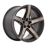 NICHE 1PC M271 TERAMO MATTE BLACK W/ DOUBLE DARK TINT FACE 9x20 5x120 ET38 CB72.56 Must