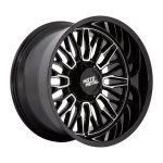 MOTO METAL MO809 STINGER GLOSS BLACK MACHINED 10x20 ET-18 CB78.1 Must