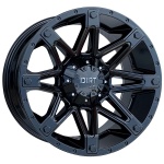 DIRT A.T D900 Glossblack 9x18 ET23 CB106.1 Must