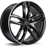 Carbonado Style Matt Black Front Polished 8x18 5x112 ET35 CB66.5 Other
