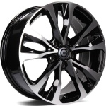 Carbonado Osaka Black Front Polished 6.5x16 5x114.3 ET45 CB73.1 Other