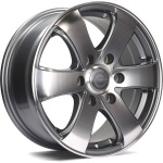 Carbonado Mammuth Anthracite Front Polished 7x16 6x130 ET50 CB84.1 Kroom / Poleeritud