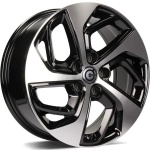 Carbonado Pacific Black Front Polished 7.5x18 5x114.3 ET45 CB73.1 Other