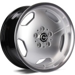 Carbonado Retro Diamond Hyper Silver Lip Polished 8x17 5x112 ET35 CB66.5 Other