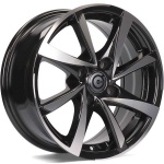 Carbonado Marseille Black Front Polished 6.5x15 4x108 ET25 CB65.1 Other