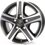 Borbet CWD Mistral anthracite glossy polished 7x17 5x120 ET55 CB65.1 Kroom / Poleeritud