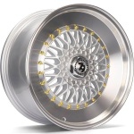 seventy9 SV-F Silver Front Polished 7x15 ET30 CB67.1 Hall / Hõbedane