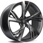 Carbonado Rich Anthracite Front Polished 9x20 5x112 ET30 CB66.5 Kroom / Poleeritud