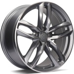 Carbonado Style Anthracite Front Polished 7.5x17 5x112 ET35 CB66.5 Kroom / Poleeritud