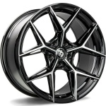 seventy9 SCF-B Black Front Polished 8.5x19 5x112 ET35 CB66.5 Must