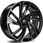 Carbonado Monaco Black Front Polished 8x18 5x112 ET45 CB57.1 Other