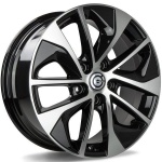 Carbonado Yakuza Black Front Polished 7x17 5x114.3 ET39 CB67.1 Other